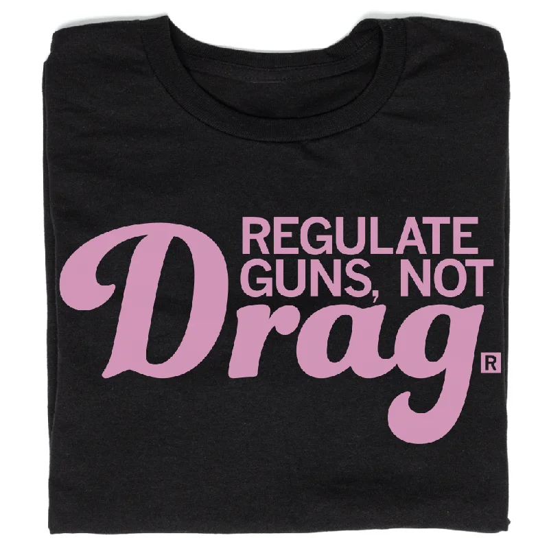 Women's Blouse with Wide CollarRegulate Guns Not Drag