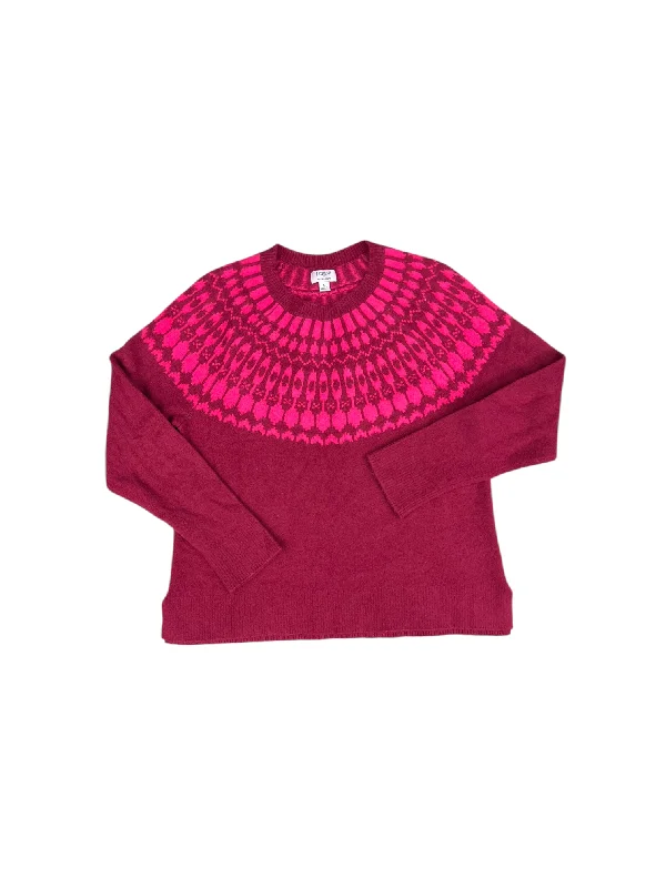 Women's Estonian Wool SweatersSweater By J. Crew In Pink, Size: L