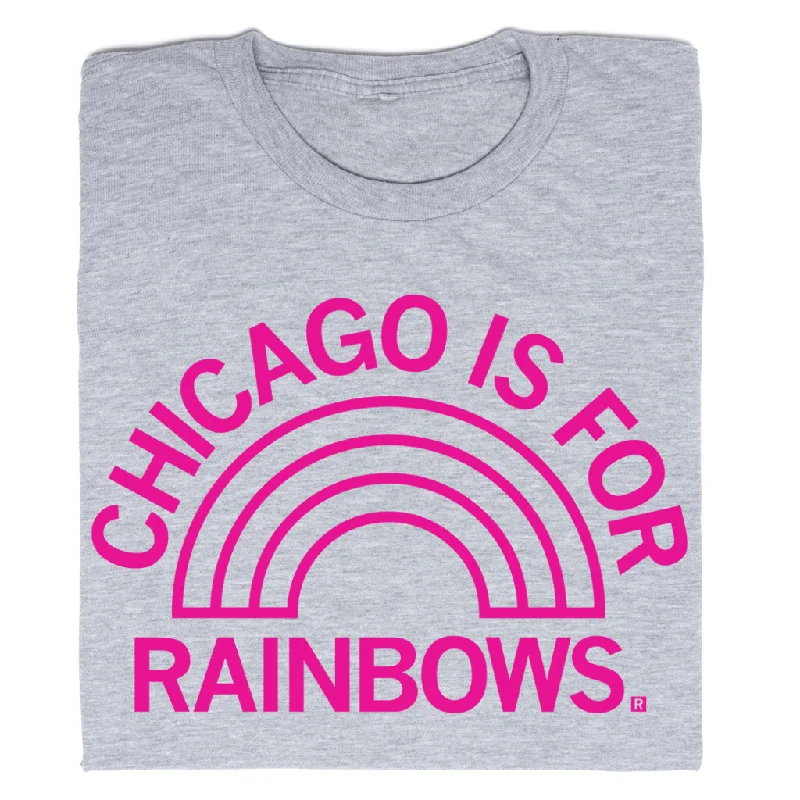 Women's Blouse with RufflesChicago Is For Rainbows