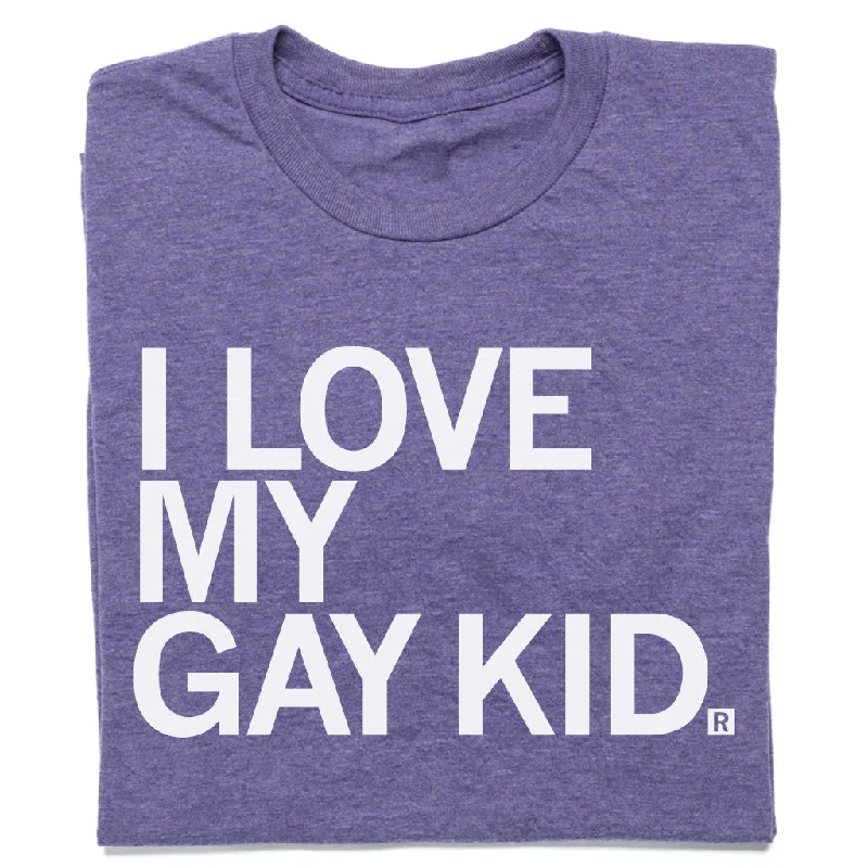 Women's Round-Neck BlouseI Love My Gay Kid