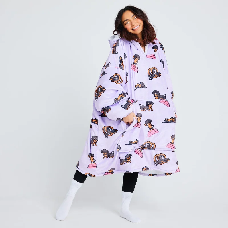 women's pajamas for winter warmthDachshund