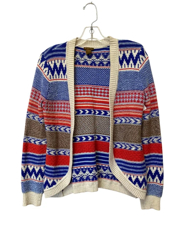 Women's Narrow Collar SweatersSweater Cardigan By Copper Key In Multi-colored, Size: S