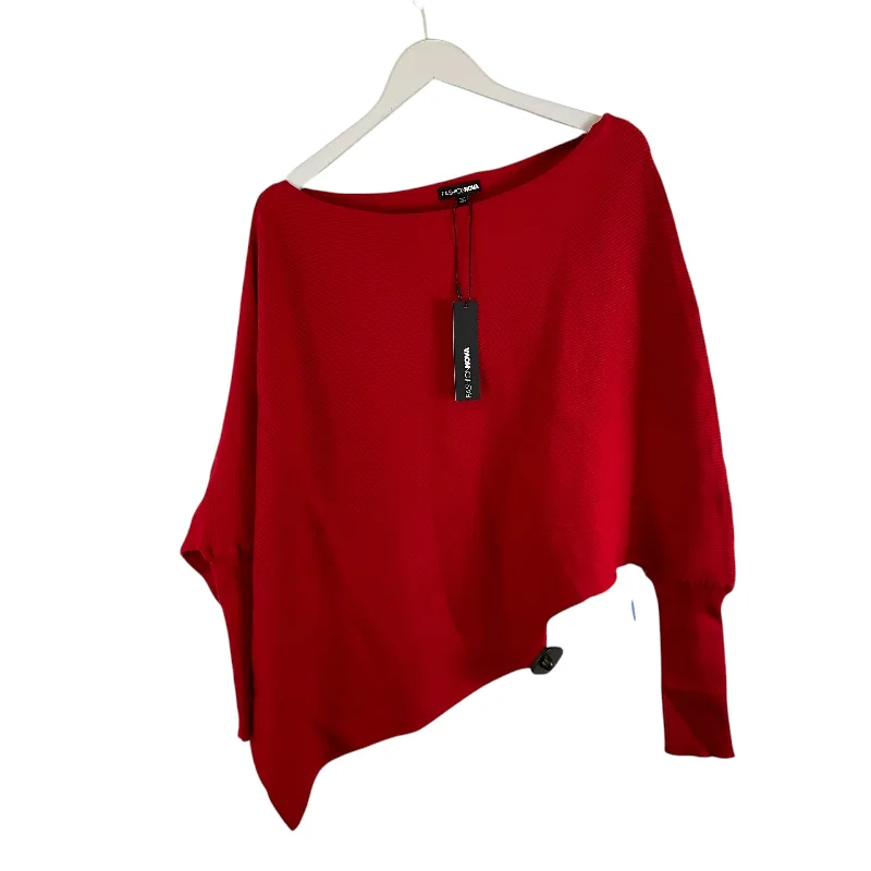 Women's Belarusian Wool SweatersSweater By Fashion Nova In Red, Size: 1x