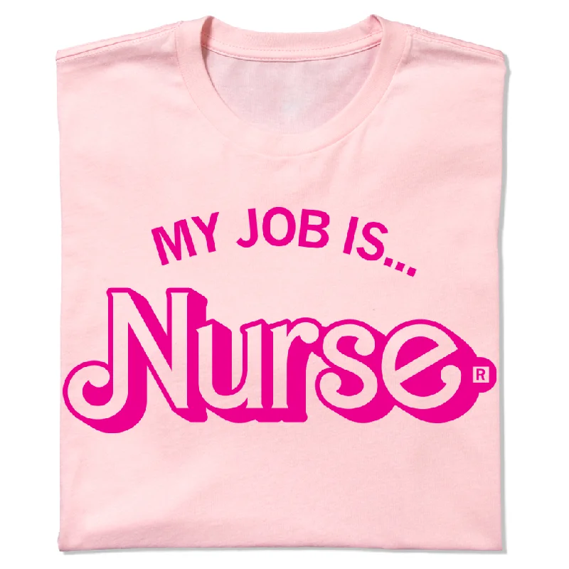 Women's Blouse with PocketsMy Job Is Nurse