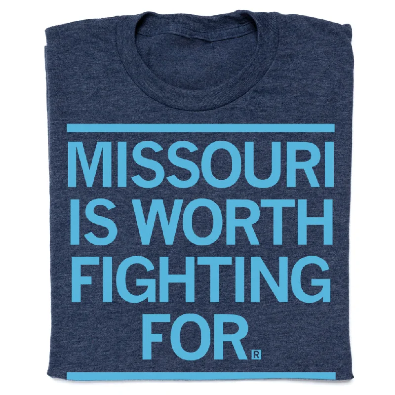 Women's Blouse with ButtonsMissouri Is Worth Fighting For