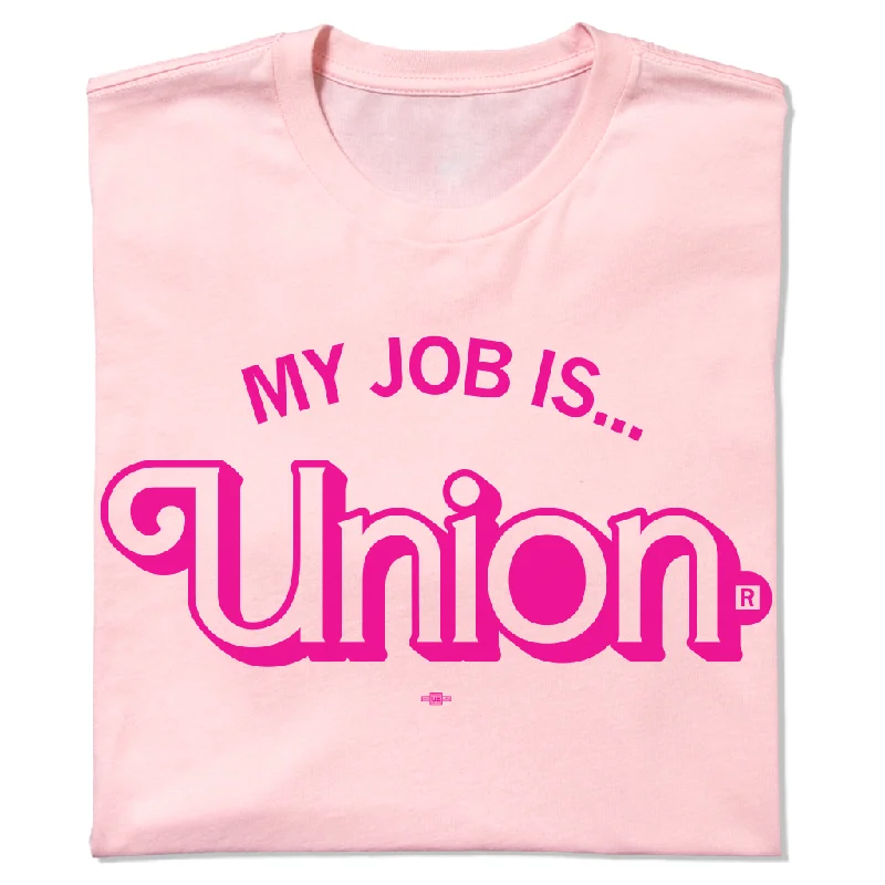 Women's V-Neck BlouseMy Job Is Union