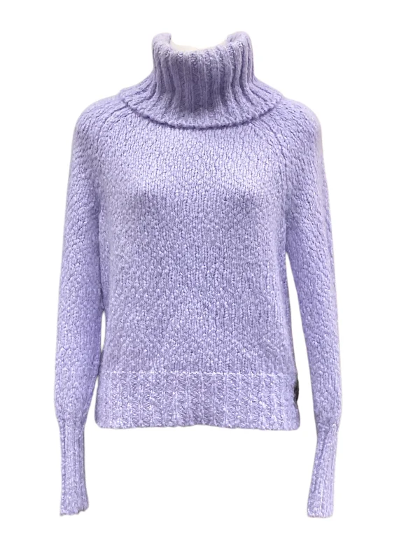 Women's V-Shaped Collar SweatersSweater By J. Crew In Purple, Size: Xxs