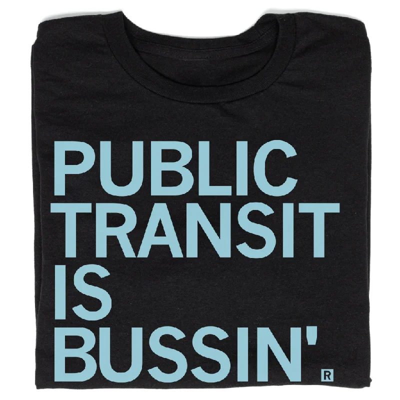 Women's Blouse with Lapel CollarPublic Transit is Bussin