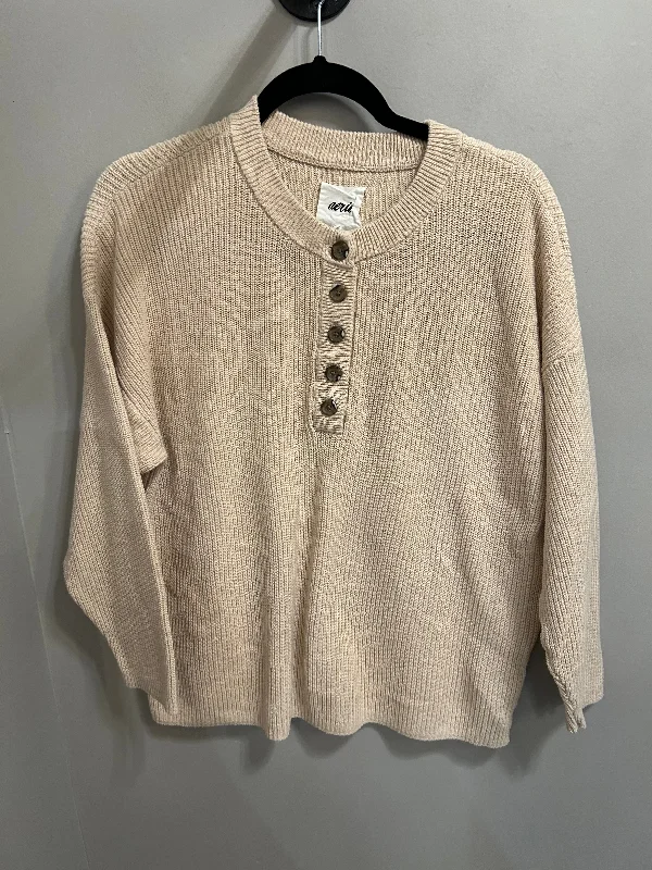 Women's Bulgarian Wool SweatersSweater By Aerie In Tan, Size: M