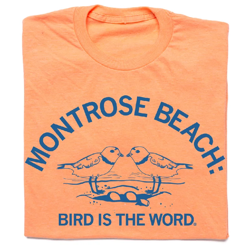 Women's Blouse with Mandarin CollarMontrose Beach: Bird is the Word