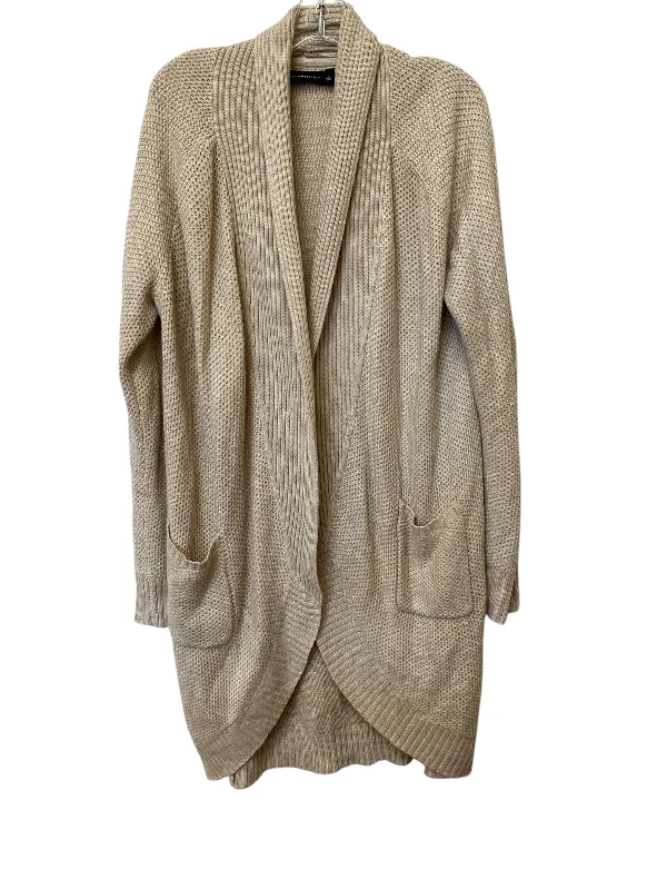 Women's Polyester SweatersCardigan By New York And Co In Brown, Size: L