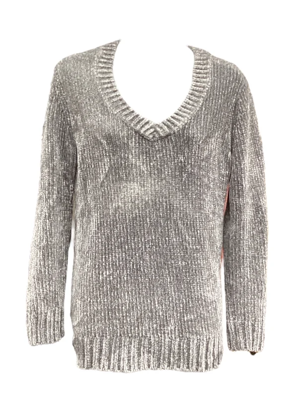 Women's Crop SweatersSweater By Orvis In Grey, Size: S