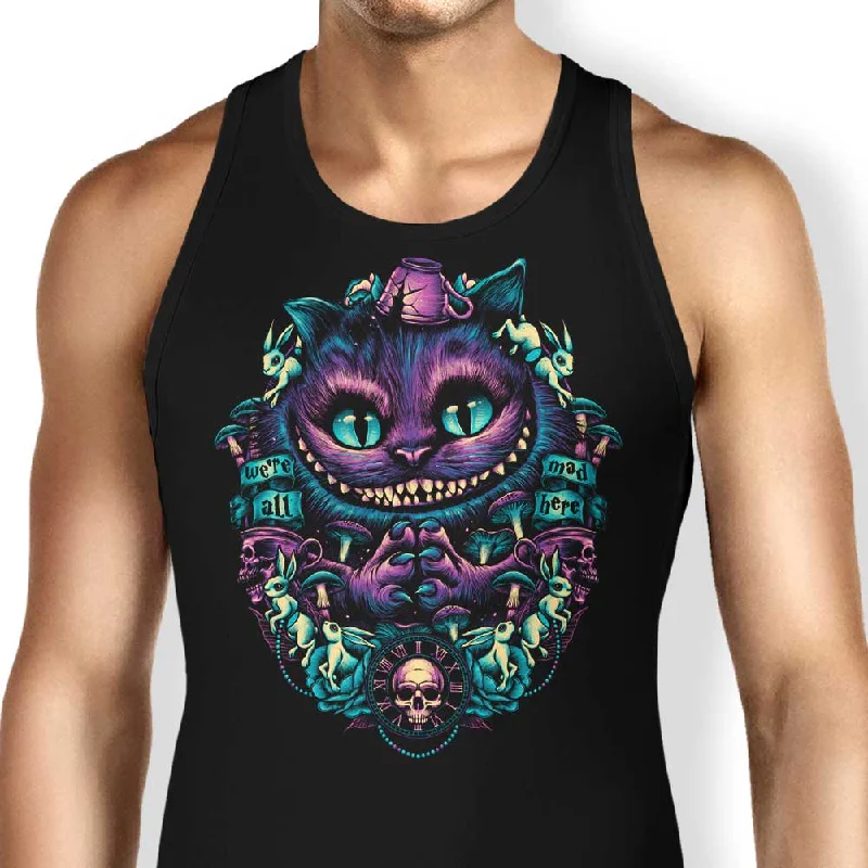 Women's Blouse with Boat CollarThe Cat of Mischief - Tank Top