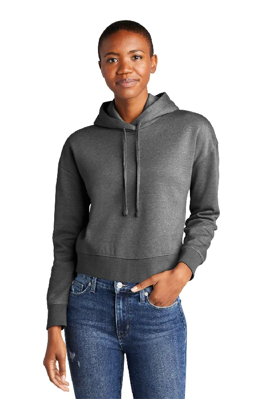 Women's Hooded Sweatshirts with Silk LiningDistrict Womens V.I.T. Fleece Hooded Sweatshirt Hoodie - Heather Charcoal Grey