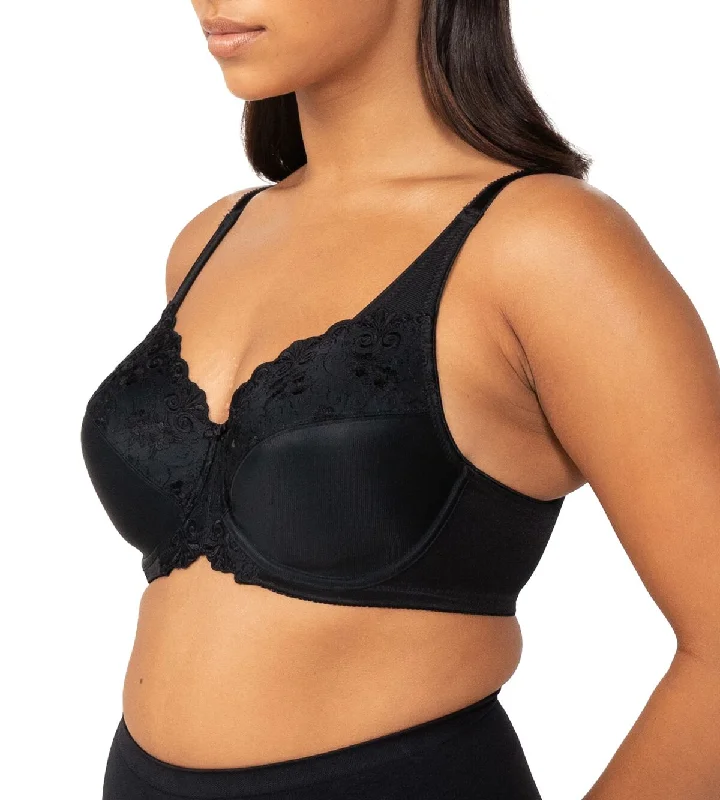 lace-up back bra for a custom fitTRIUMPH - EMBROIDERED MINIMIZER