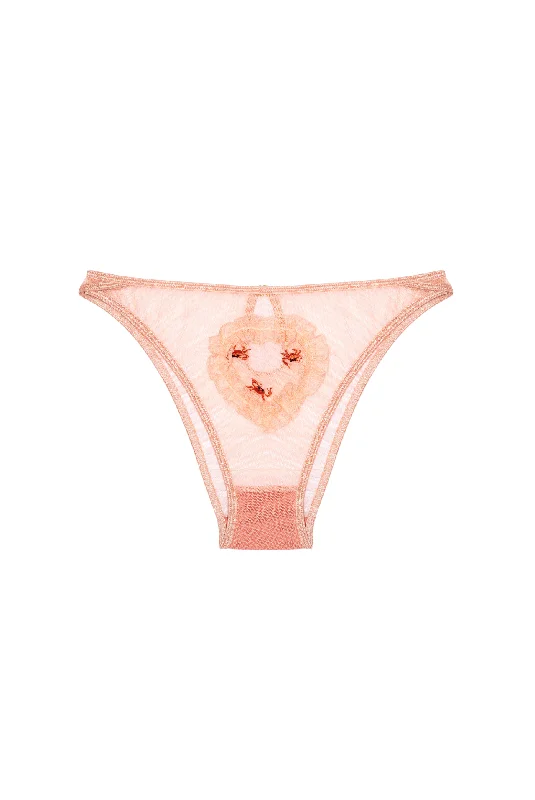 high-cut lace panties for a flirty lookCRABE Heart Briefs