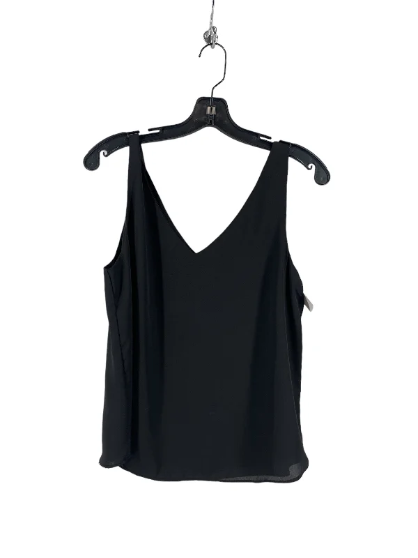 Women's V-Neck BlouseBlack Blouse Sleeveless Wayf, Size S