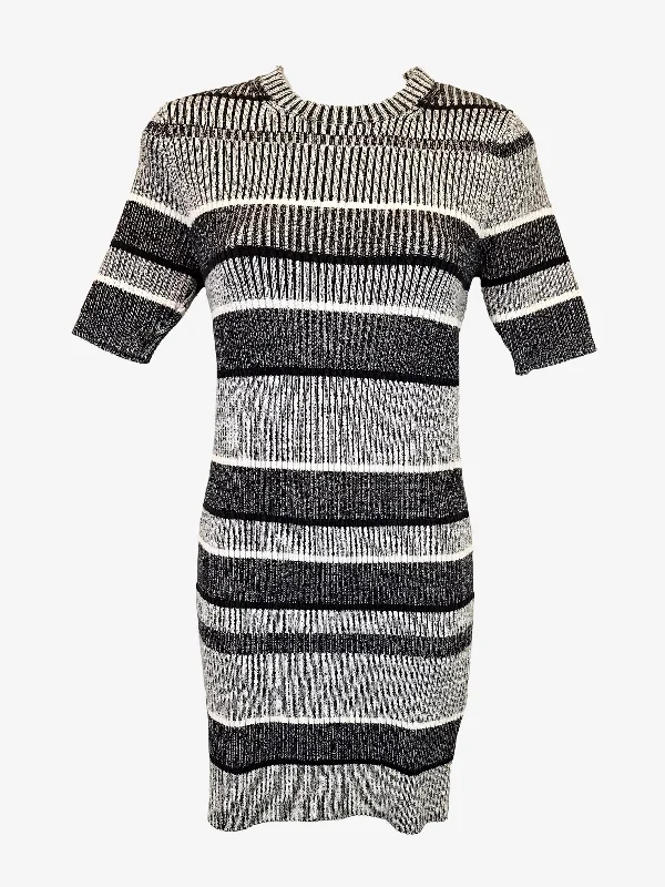 Women's Square-Neck DressesAlexander Wang Preppy Knit Bodycon Mini Dress Size M