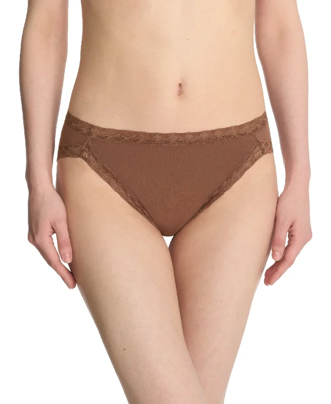 floral lace high-waisted panties for womenBliss Cotton French Cut Brief