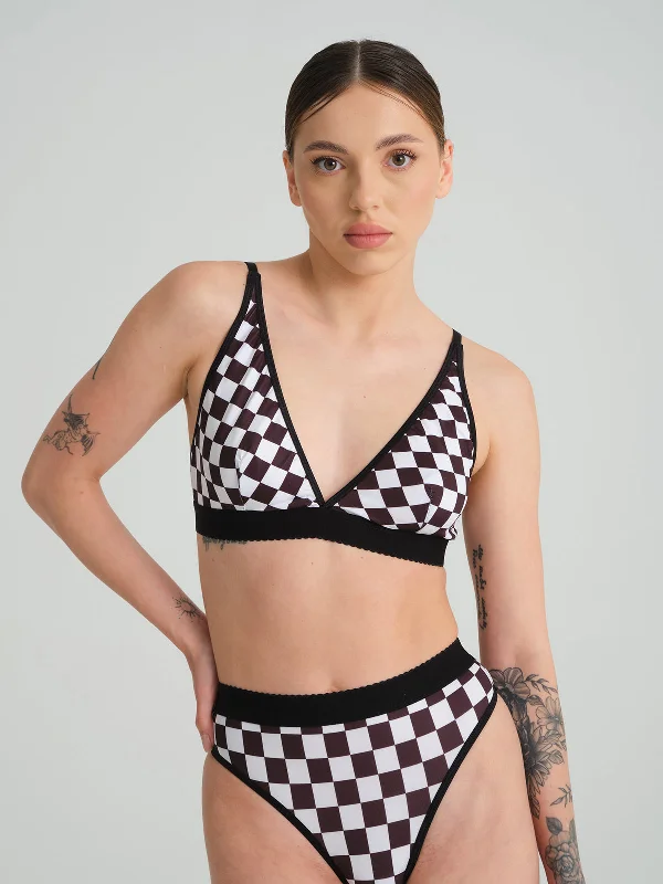 lightweight sports bra for runningCheckers Bralette