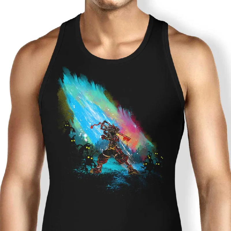 Women's Blouse with CollarSunset in the Kingdom - Tank Top