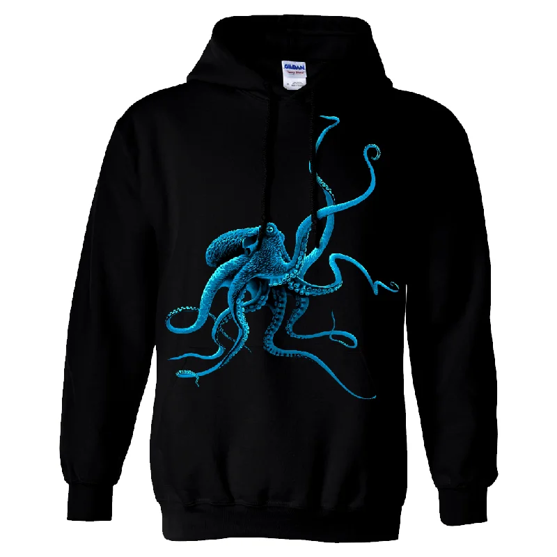 Women's Hooded Sweatshirts with Corduroy LiningOctopus Sweatshirt Hoodie