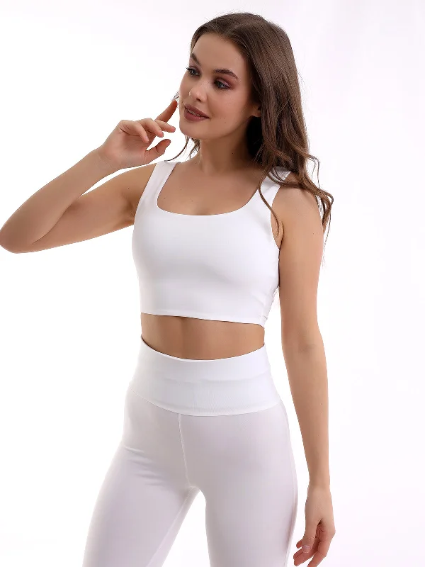 wire-free contour braFlow Bralette White