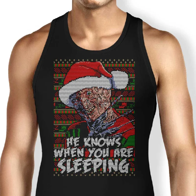 Women's Blouse with Peter Pan CollarUgly Nightmare Sweater - Tank Top