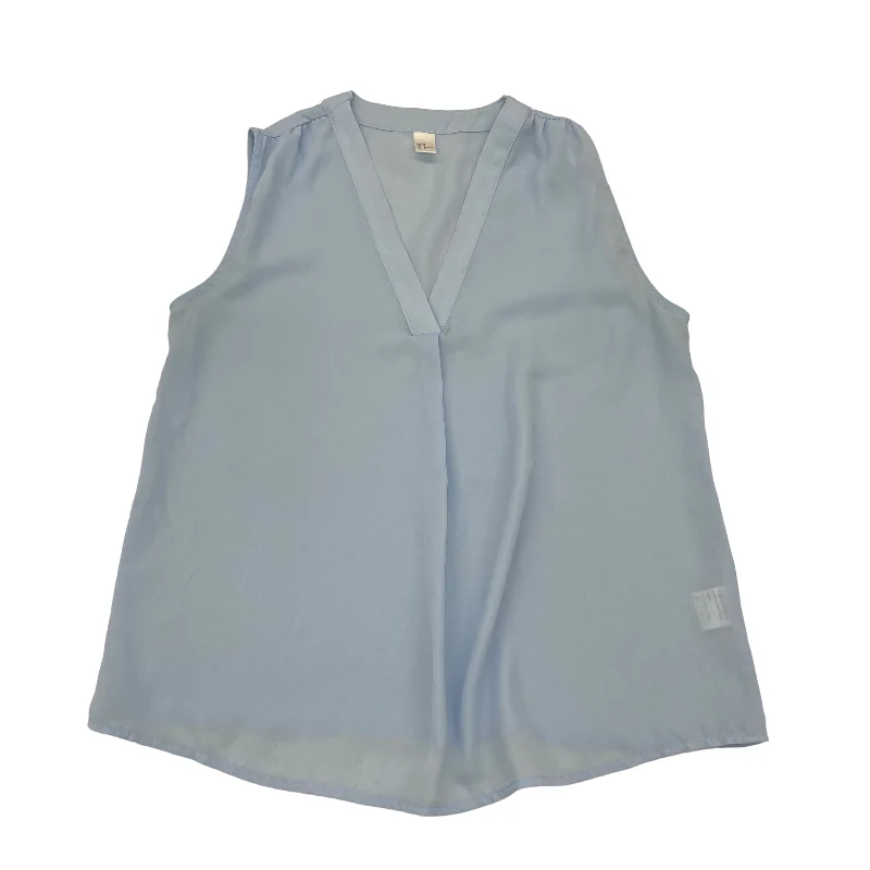 Women's Blouse for SchoolBLUE BLOUSE SLEEVELESS by CLOTHES MENTOR Size:S