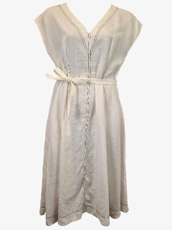 Women's Sweetheart-Neck DressesAje Classic Linen Resort Maxi Dress Size 12