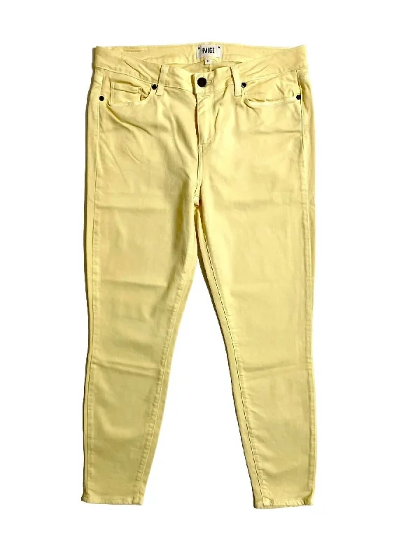 Women's Jodhpurs with Square NeckWomen's Verdugo Ankle Skinny Stretch Jeans In Yellow