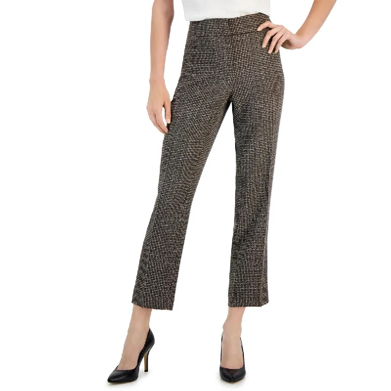 Women's Jodhpurs with PocketsWomens Tweed Woven Capri Pants