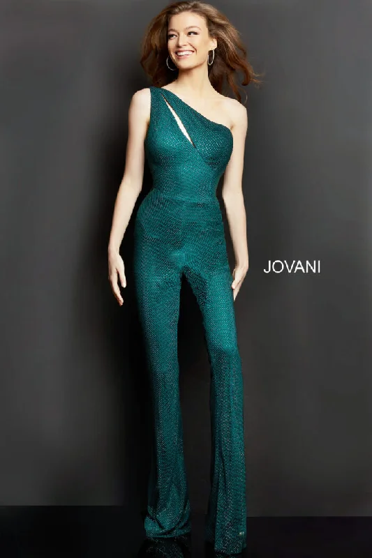 Women's Jumpsuits with Full LengthJovani 09018 Long Formal Beaded Jumpsuit