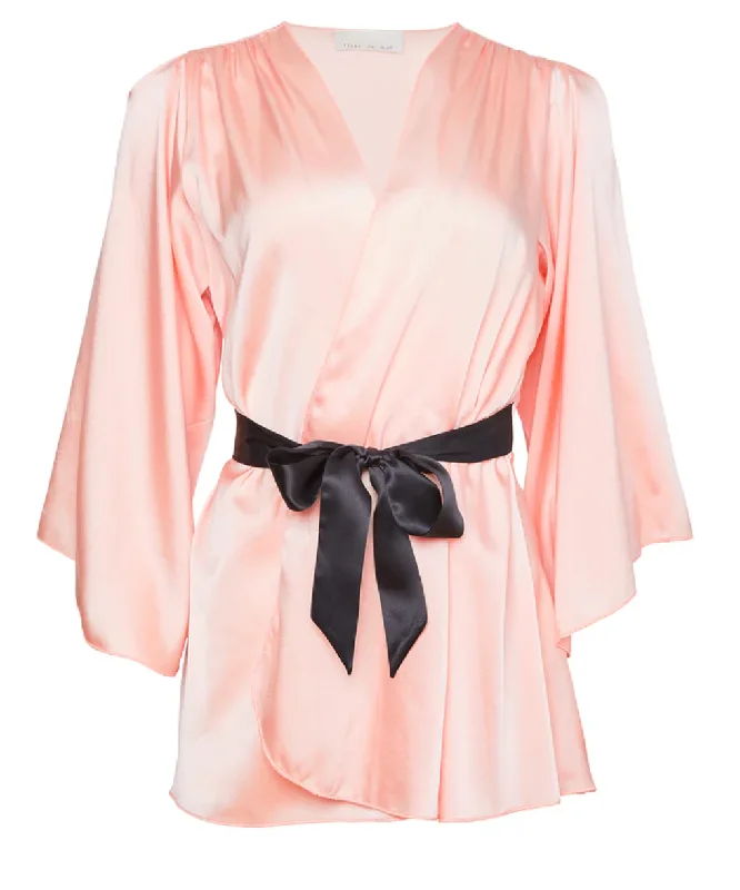 women's pajamas for everyday loungingAngel Sleeve Robe, Tan