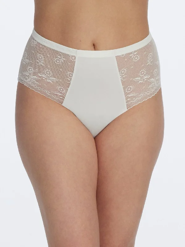 plus-size seamless panties in a variety of colorsLacy High Rise Brief