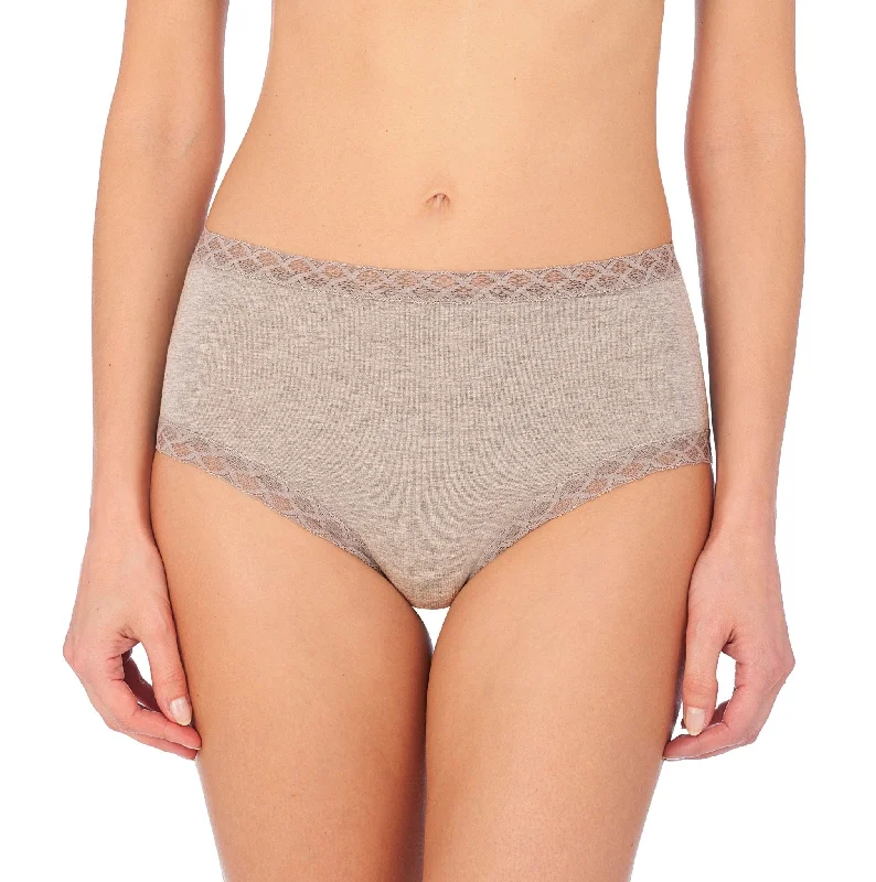 floral lace high-waisted panties for womenBliss Cotton Full Brief