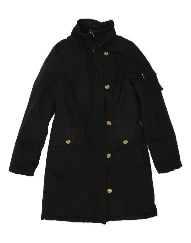 Women's Puffer CoatsWomen's Coats with Fur Trimmed BeltWOOLRICH Womens Overcoat UK 10 Small Black Polyester