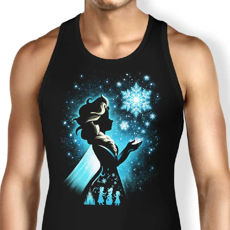 Women's Blouse with Shirt CollarThe Snow Queen - Tank Top