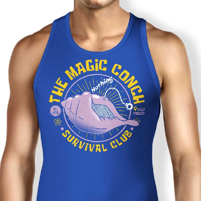 Women's Blouse with Rounded CollarThe Magic Conch - Tank Top