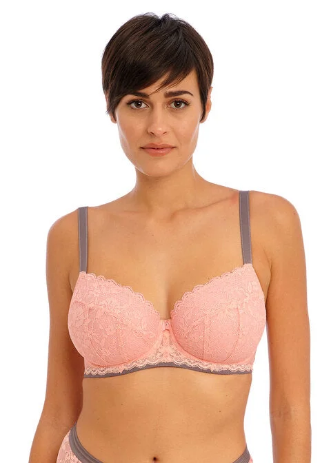 wireless maternity braOffbeat Rosehip Uw Padded Half Cup Bra