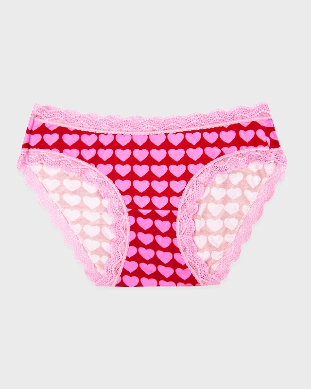 seamless panties with a concealed waistband and moisture-wicking finish for all-day wearThe Original Brief - Heart & Soul Pink