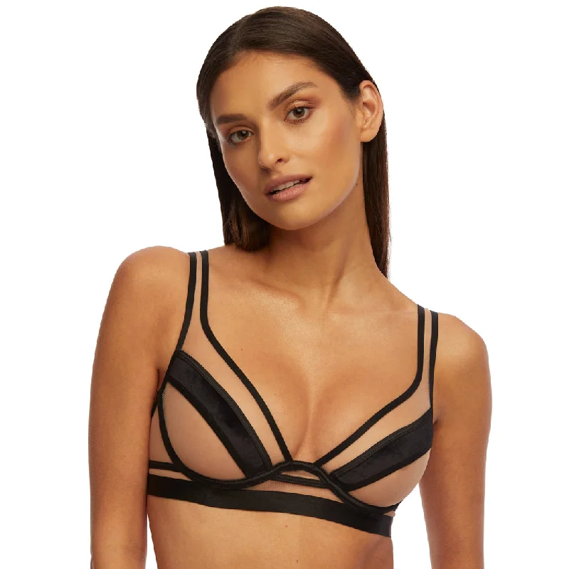 lace-up back bra for a custom fitKinga Lou Soft Demi Cup Bra - Luxurious Comfort Redefined