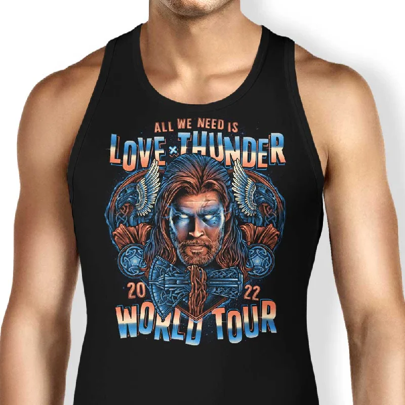 Women's Blouse with Three-Quarter SleevesThunder World Tour - Tank Top