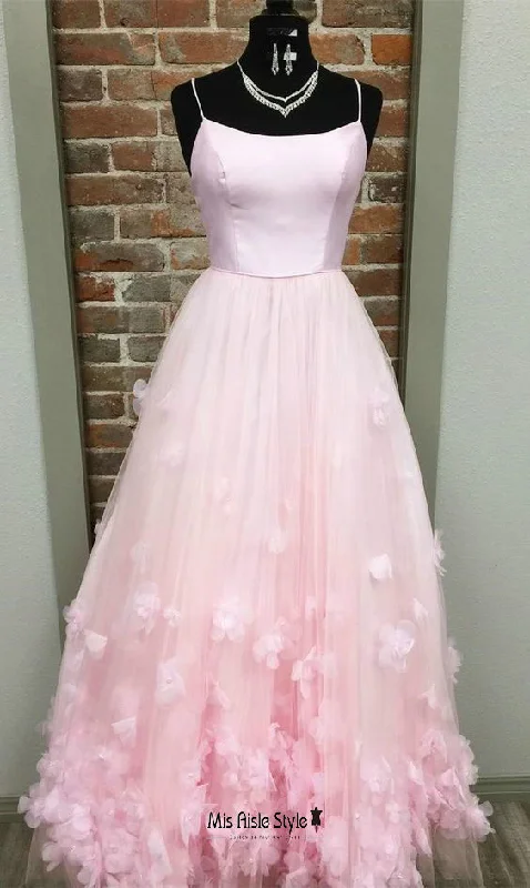 Women's Contemporary SkirtsLight Pink Floral Skirt Prom Dress