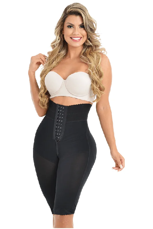 high-compression shapewear for bodybuilding suitsSHORT PUSH UP DE PIERNA LARGA RELOJ DE ARENA DOBLE TALLA A LA CINTURA CON REALCE BOOTYLOVE