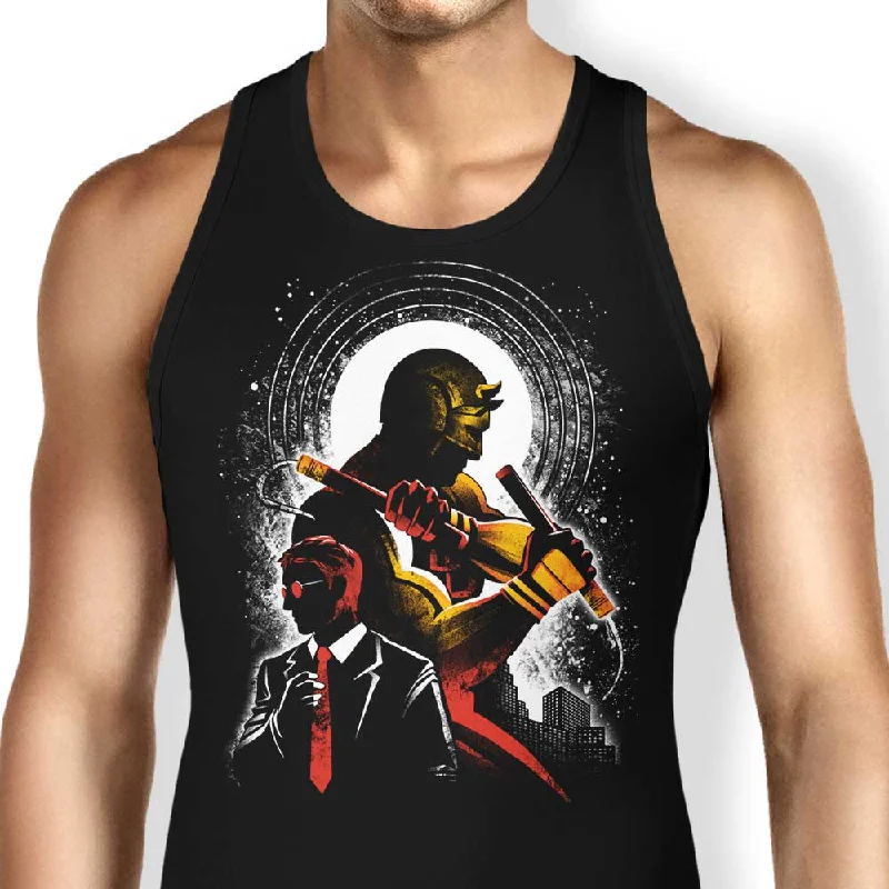 Women's High-Neck BlouseDevil in LA - Tank Top