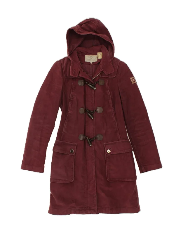 Women's Windbreaker CoatsWomen's Coats with Fur Trimmed ZipperMURPHY & NYE Womens Hooded Duffle Coat IT 38 XS Burgundy