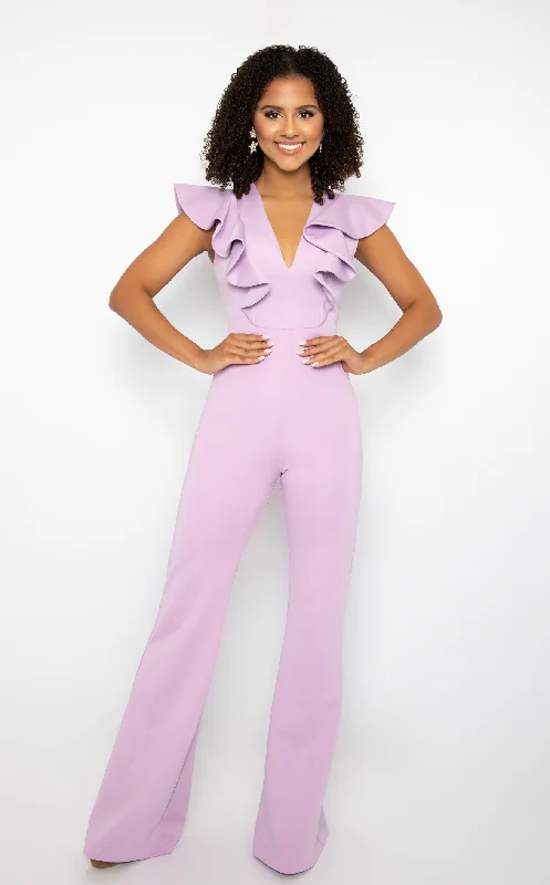 Women's Jumpsuits with High CollarAva Presley 38553 Jumpsuit