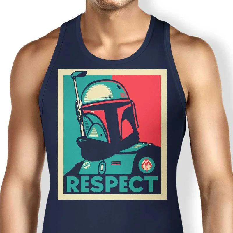 Women's Blouse with Shirt CollarRespect - Tank Top