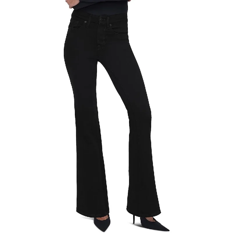 Women's Jodhpurs with DrawstringWomens Flare Leg High Rise Flared Jeans